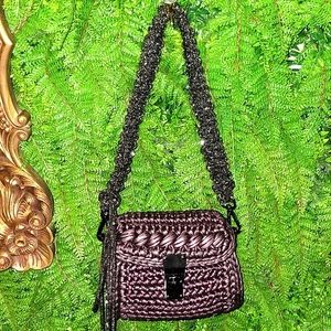 NEW!!! | Handmade | 26" | Braided | Crystal | Rhinestone | Purse | Strap